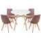 Обеденная группа Арги 80 light purple, white, wood Обеденная группа Арги 80 light purple, white, wood