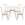 Обеденная группа Номиа 80 white, wood
