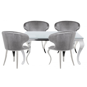 Обеденная группа Таширо white, gray