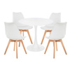 Обеденная группа Зарту white, wood