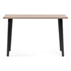 Стол деревянный Денвер Лофт 120х60х75 25 мм дуб светлый делано / черный матовый