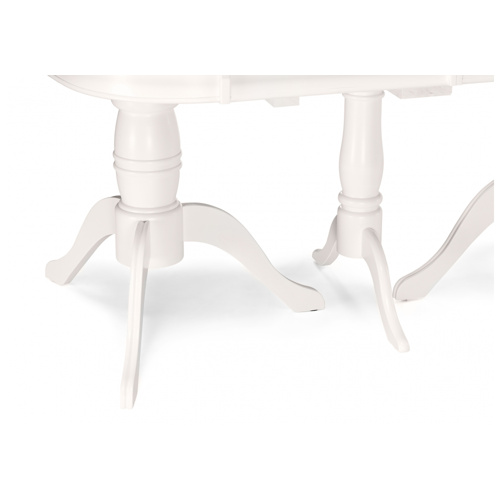 Стол деревянный Louvre 160(337)х106х76 butter white