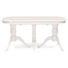 Стол деревянный Louvre 160(337)х106х76 butter white