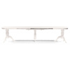 Стол деревянный Louvre 160(337)х106х76 butter white