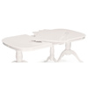 Стол деревянный Louvre 160(337)х106х76 butter white