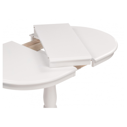 Стол деревянный Moena 100(129)х70х76 butter white