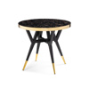 Стол деревянный Selina 80х72 black, gold