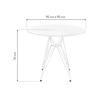 Стол деревянный Table 90х76