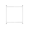 Журнальный стол Tray 47х51 white