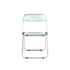 Пластиковый стул Fold складной clear gray-blue