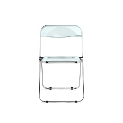 Пластиковый стул Fold складной clear gray-blue
