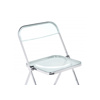 Пластиковый стул Fold складной clear gray-blue