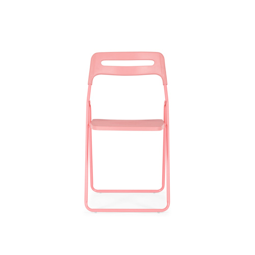 Пластиковый стул Fold складной pink