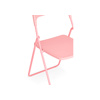 Пластиковый стул Fold складной pink