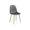 Стул Capri dark gray / wood