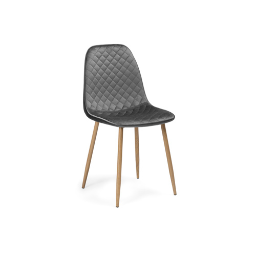 Стул Capri dark gray / wood