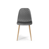 Стул Capri dark gray / wood