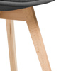 Стул деревянный Bonuss dark gray, wood