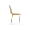 Стул Lilu 1 yellow / gold