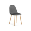 Стул Lilu dark grey / wood