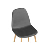 Стул Lilu dark grey / wood