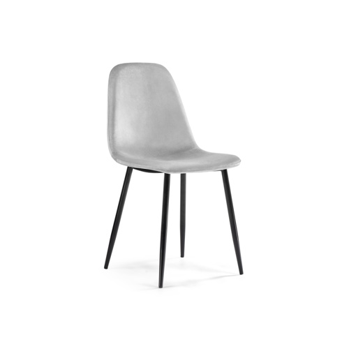 Стул Lilu light grey / black