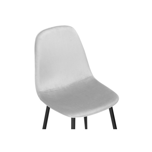 Стул Lilu light grey / black