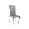 Стул Lund dark grey / steel