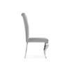 Стул Lund dark grey / steel
