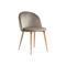 Стул на металлокаркасе Aldo beige, wood Стул на металлокаркасе Aldo beige, wood