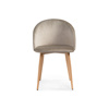 Стул на металлокаркасе Aldo beige, wood