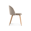 Стул на металлокаркасе Aldo beige, wood