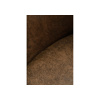 Стул на металлокаркасе Aldo dark brown, wood