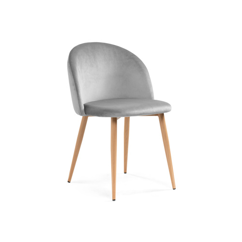 Стул на металлокаркасе Aldo grey, wood