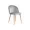 Стул на металлокаркасе Aldo grey, wood Стул на металлокаркасе Aldo grey, wood