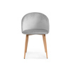 Стул на металлокаркасе Aldo grey, wood