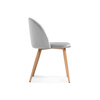 Стул на металлокаркасе Aldo grey, wood