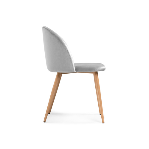 Стул на металлокаркасе Aldo grey, wood