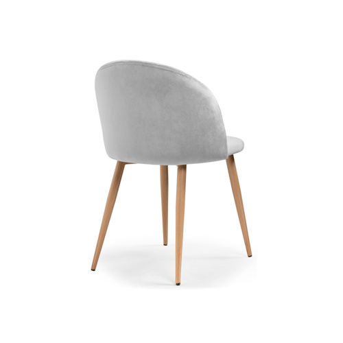 Стул на металлокаркасе Aldo grey, wood