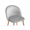 Стул на металлокаркасе Aldo grey, wood
