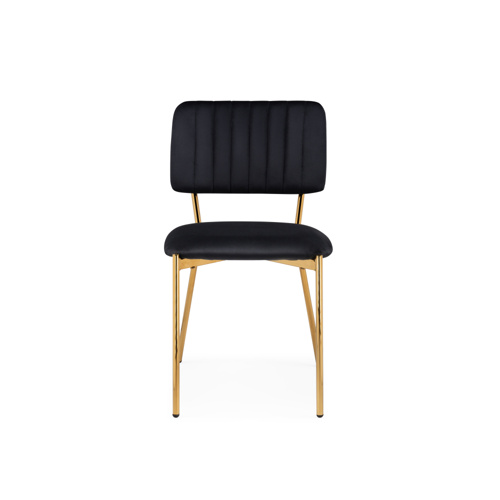 Стул на металлокаркасе Armond black, gold