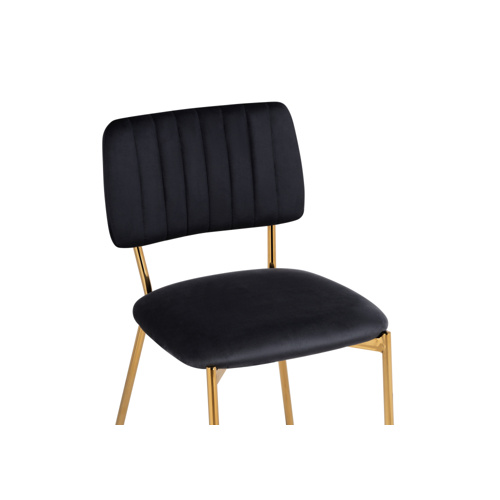 Стул на металлокаркасе Armond black, gold