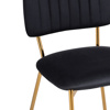 Стул на металлокаркасе Armond black, gold