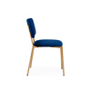 Стул на металлокаркасе Armond dark blue, gold
