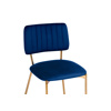 Стул на металлокаркасе Armond dark blue, gold