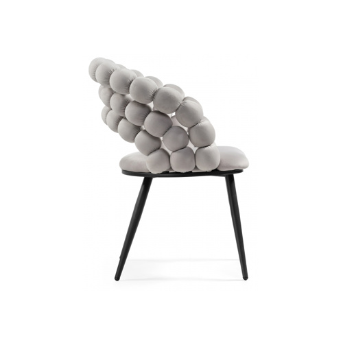 Стул на металлокаркасе Ball gray, black