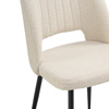 Стул на металлокаркасе Barton beige, black
