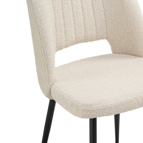 Стул на металлокаркасе Barton beige, black