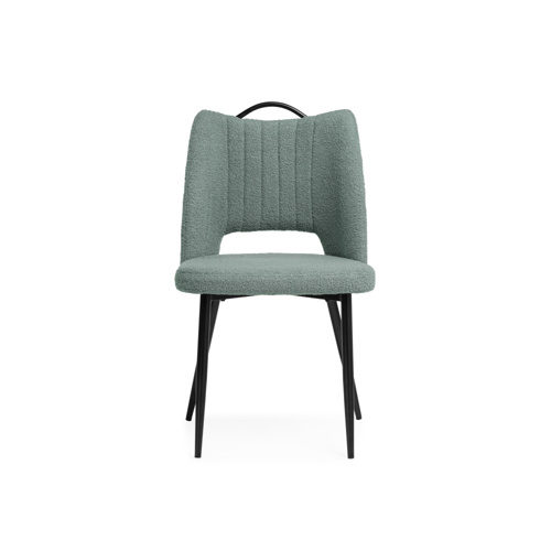 Стул на металлокаркасе Barton oliva, black