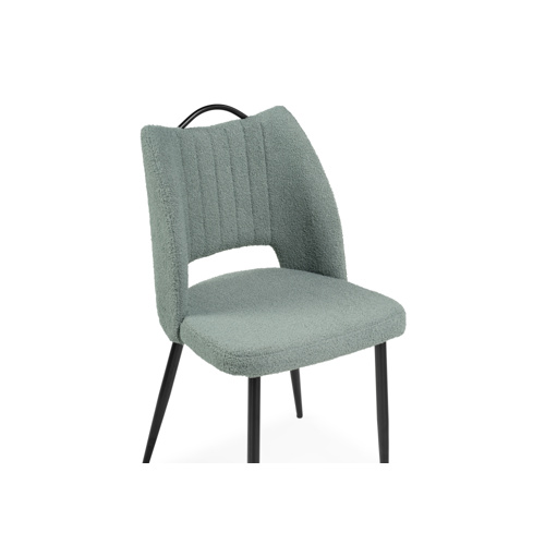 Стул на металлокаркасе Barton oliva, black